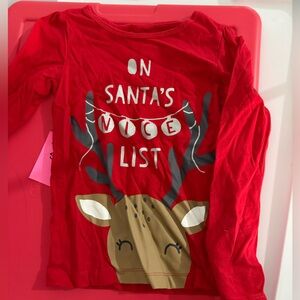 Carter's Red Santa's Helper Shirt